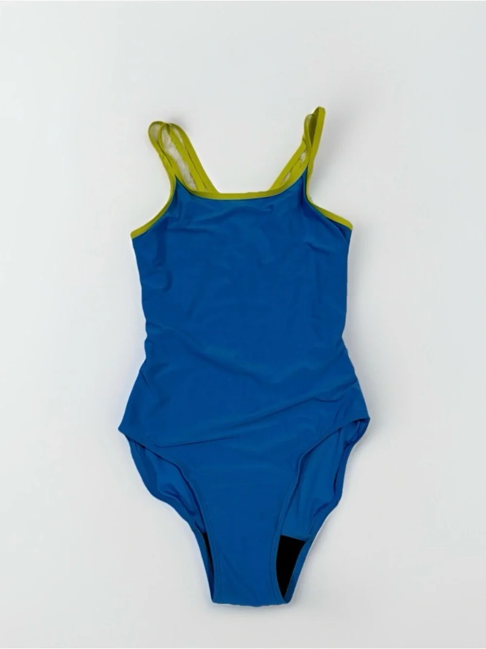 Love Luna First Period Swimsuit Size 10 Medium Flow Blue & Yellow One Piece
